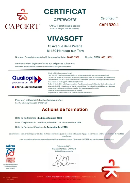 vivasoft qualiopi